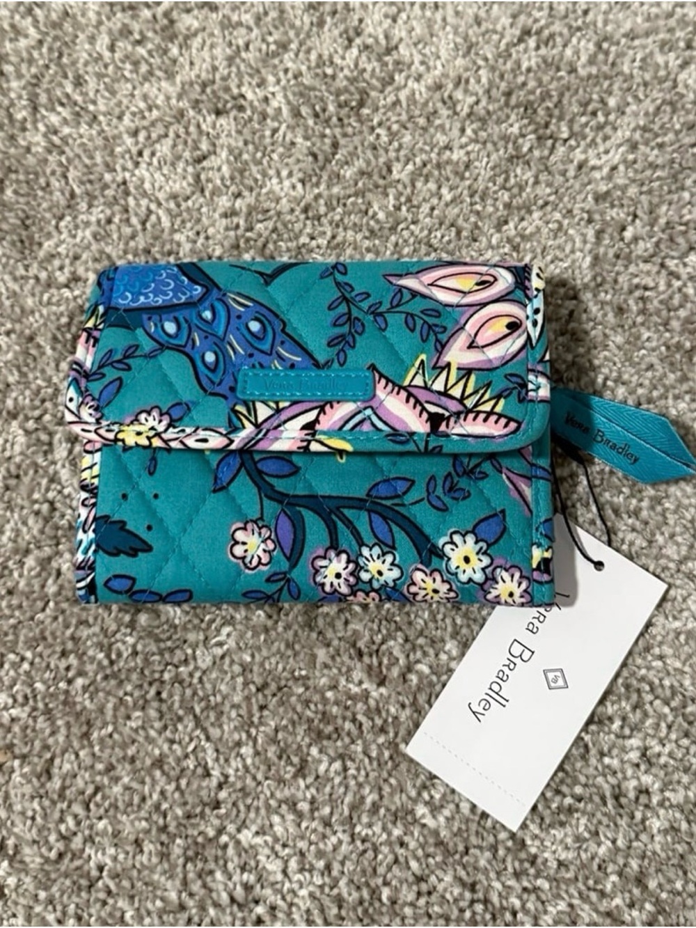 Vera Bradley Quilted Euro Wallet